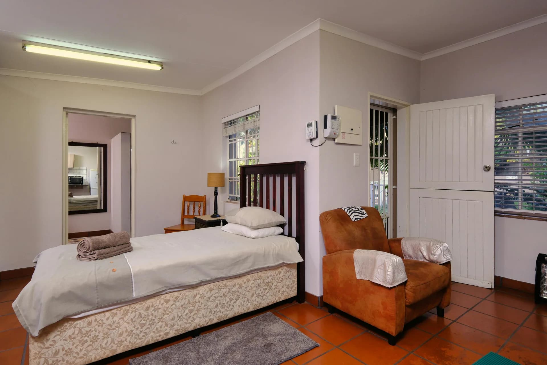A clean, well-kept bedroom interior